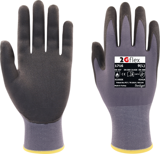 2G Flex 1715 – Mikroschaum-beschichtete Nylon-Arbeitshandschuhe