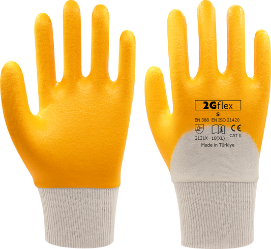 2G Flex S DOTTING + CROTCH – Mikroschaum-beschichtete Nylon-Arbeitshandschuhe