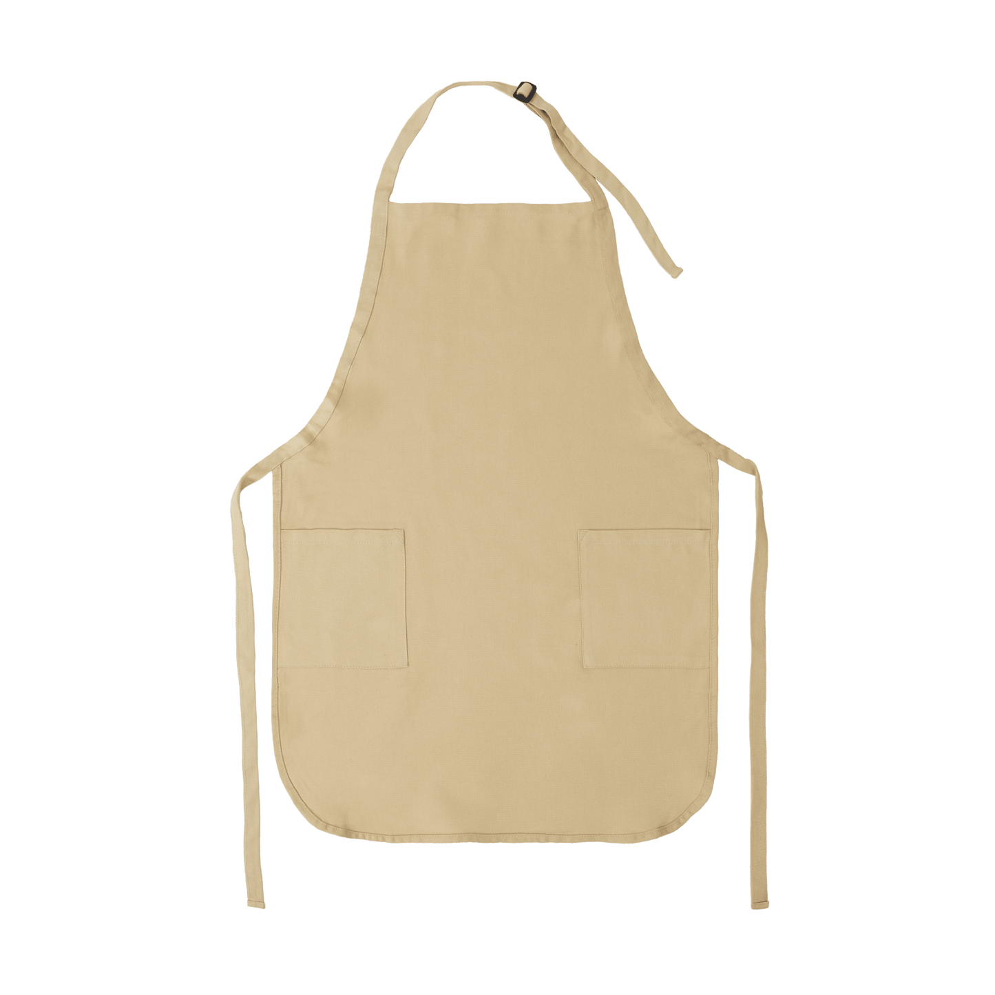 Apron with Patch Pockets Adjustable Neck Strap With Buckle - Cottonfelt