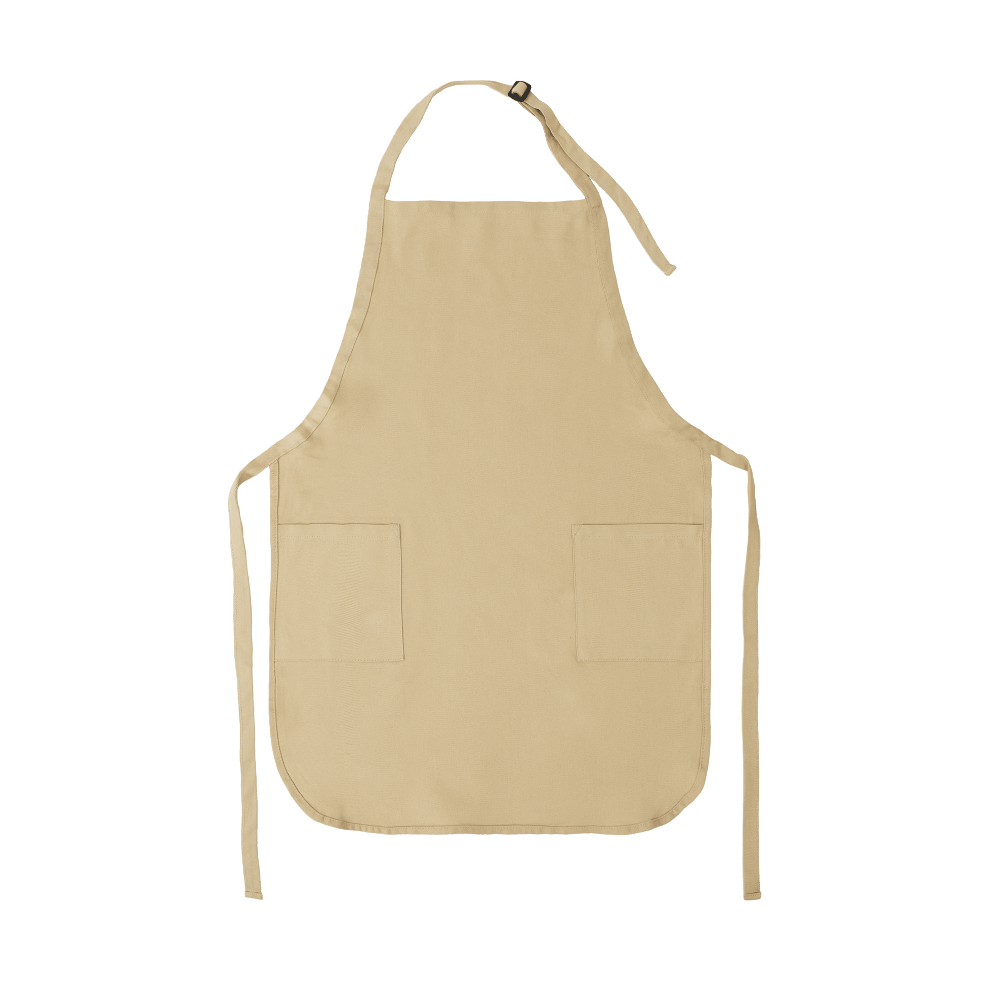 Apron with Patch Pockets Adjustable Neck Strap With Buckle - Cottonfelt