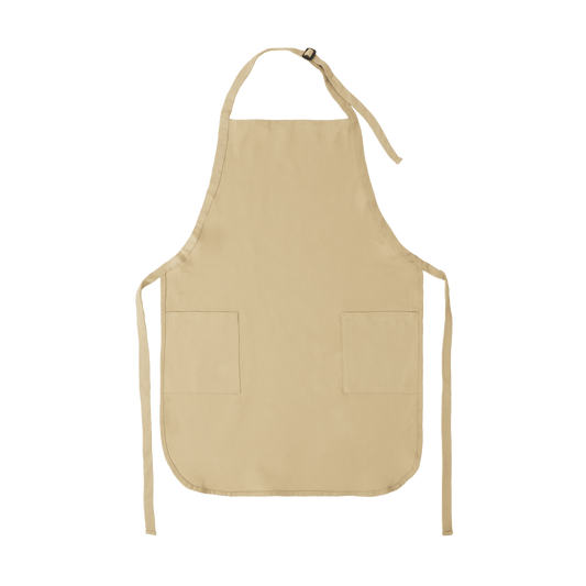 Apron with Patch Pockets Adjustable Neck Strap With Buckle - Cottonfelt